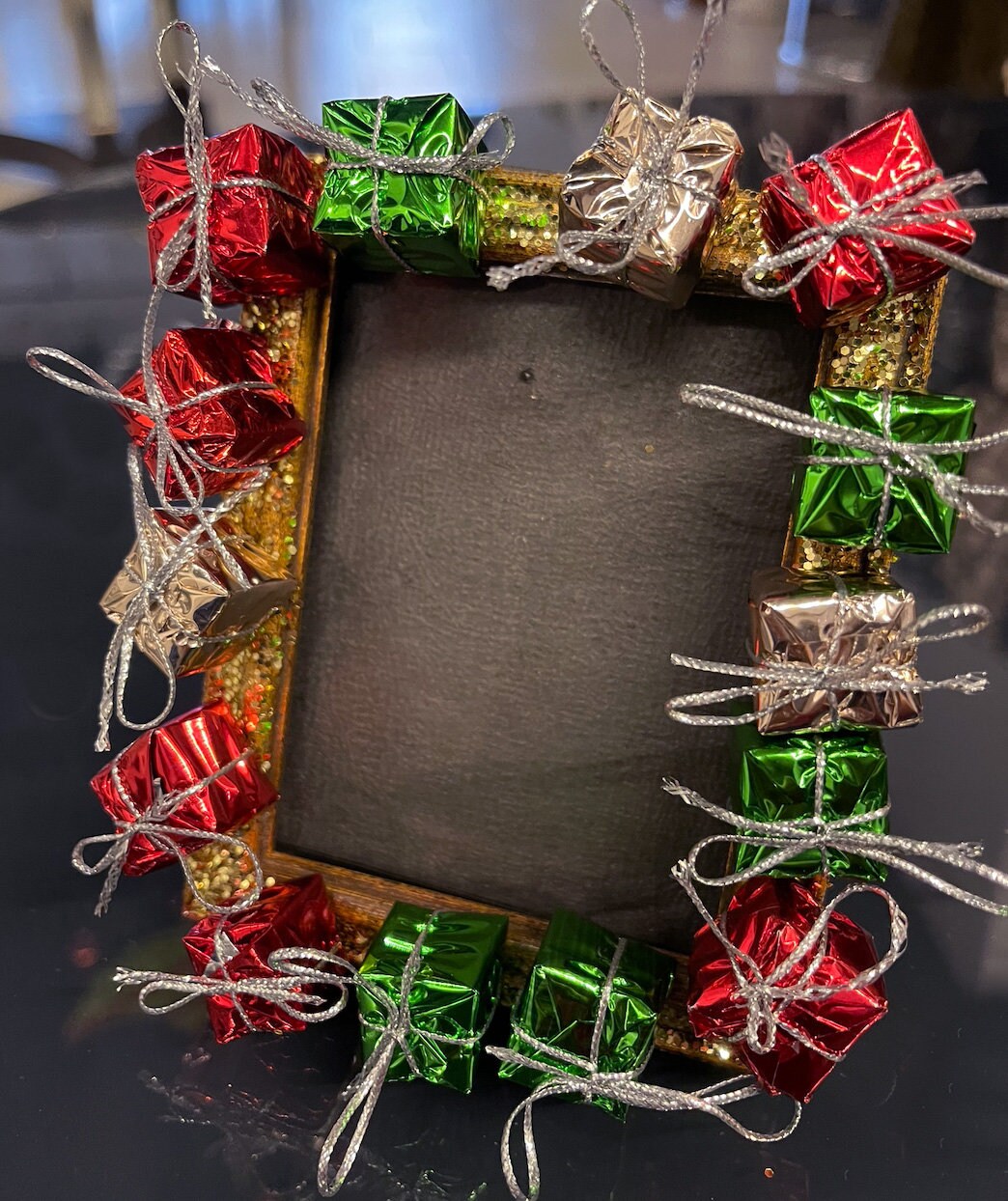 Light up Holiday Christmas gift presents picture frames Set of 3 custom photo Fast Shipping for festive season stocking stuffer tree decor