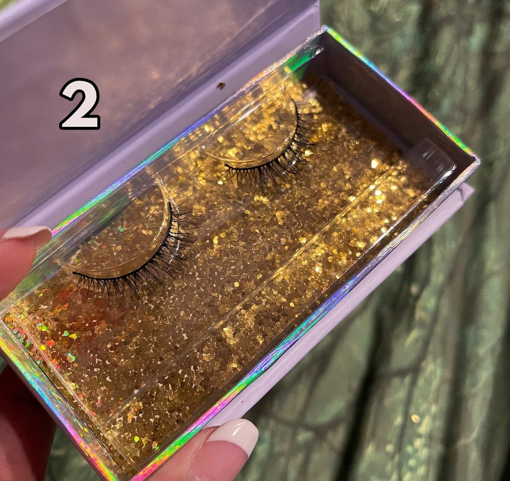Professional Baddie lashes lash extensions wispy thick mega volume black customizable handmade glue not included